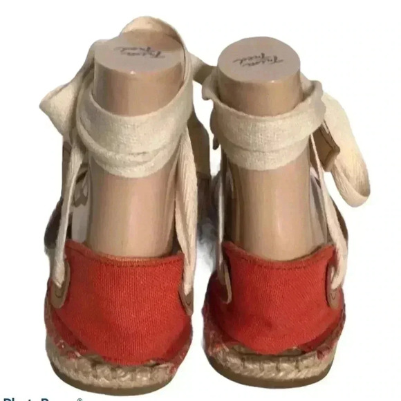 Joie Miramar Striped Espadrilles Size 37 (7) - Picture 4 of 9